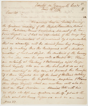 Series 58.07: Letter received by Banks from William Bli...