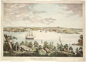 North View of Sydney New South Wales, 1822 / J. Lycett