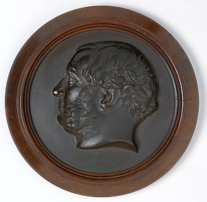 Sir Charles FitzRoy, 1854 / bronze portrait medallion c...