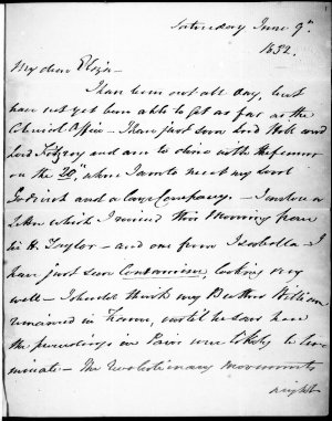 Darling family correspondence, 9 June 1832-23 Apr. 1836...