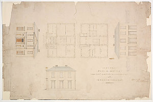 John Verge - architectural plans for houses, 1832-1837