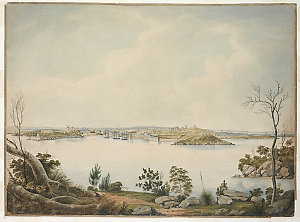 North View of Sydney, New South Wales, 1820 / J. Lycett