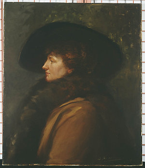 Mrs W. A. Holman, 1917 / painted by John Samuel Watkins