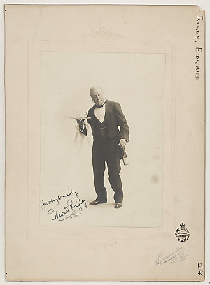 Edward Rigby, as an elderly butler, after 1904 / The Bu...