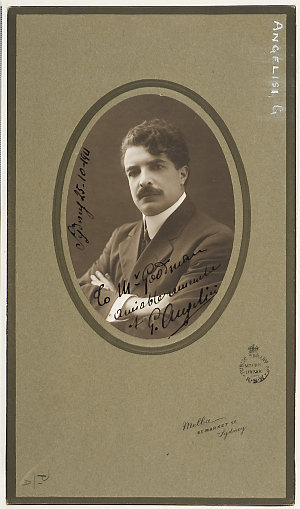 Giuseppe Angelini, conductor to the Melba-Williamson Op...