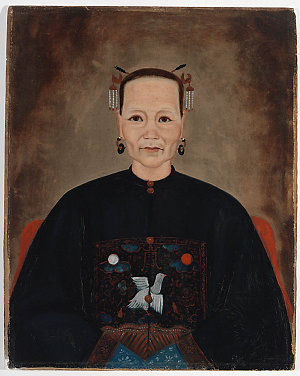 Ancestral portrait of Quong Tart's mother, ca. 1888