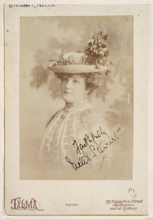 Nellie Stewart [as herself], ca. 1900 / Talma, 119 Swan...
