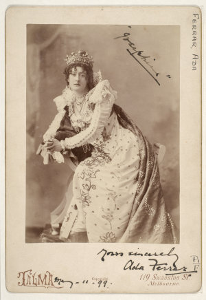Ada Ferrar as Josephine in A royal divorce, 1899 / Talm...