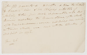 Series 73.070: Copy of a letter received by an unknown ...