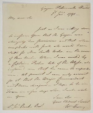 Series 72.084: Letter received by Banks from William Ha...