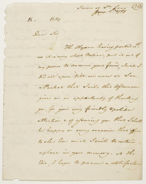 Series 37.01: Letter received by Banks from Arthur Phil...