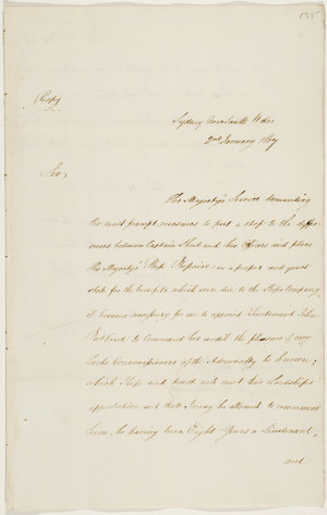 Series 41.28: Copy of a letter received by William Mars...