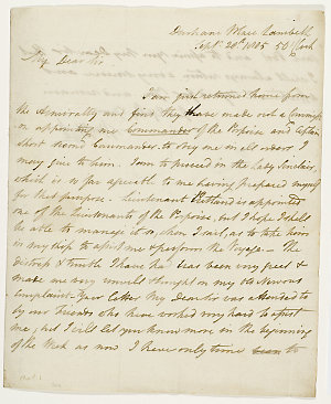 Series 40.004: Letter received by Banks from William Bl...