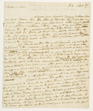 Series 40.002: Copy of a letter received by William Bli...