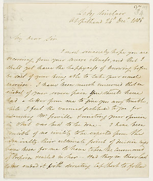 Series 40.011: Letter received by Banks from William Bl...