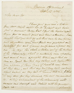 Series 40.003: Letter received by Banks from William Bl...