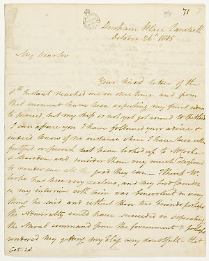 Series 40.006: Letter received by Banks from William Bl...