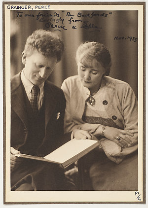 Percy Grainger and his wife Ella - studio portrait, 193...