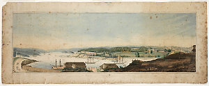 View of Port Jackson & part of the town of Sydney, ca.1...