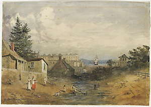 Old Tank Stream Sydney, 1852? / John Black Henderson
