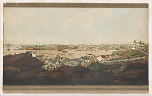 [View of Sydney from the west side of the Cove, ca. 180...