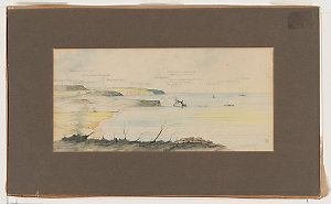 [Anzac Cove looking south, May 1915] / watercolour by G...