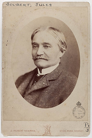 Jules Joubert, c. 1875 / photographed by J Hubert Newma...