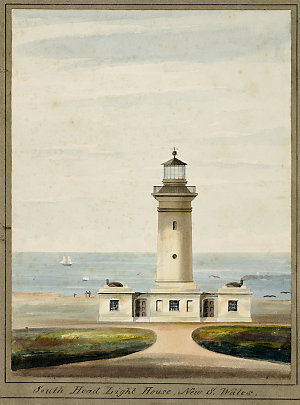 South Head Light House, New S. Wales / watercolour by u...