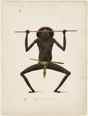 Magil, Corroboree dance [ca 1819-20] / [attributed to R.Browne]