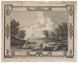 View of Port Jackson in New Suoth [sic] Wales, c.1790