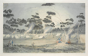 [Adelaide Flat, Forrest Creek], 1852 / Samuel Prout Hil...