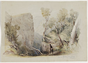 Scene in the Blue Mountains N.S. Wales [ca. 1835] / wat...