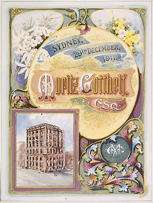 Collection 27: Moritz Gotthelf - illuminated address pr...