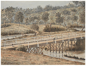 [A bridge across a river], 1868? / Thomas Turner