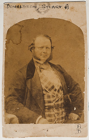 Stuart A. Donaldson, first Premier of New South Wales - portrait, ca. 1860 / photographer unknown