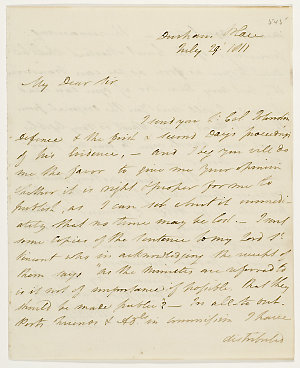 Series 40.142: Letter received by Banks from William Bl...