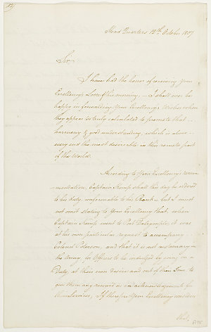 Series 40.086: Copy of a letter received by William Bli...