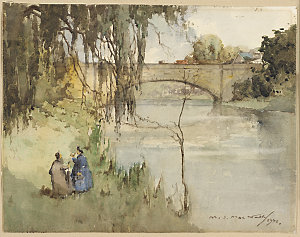 Lennox Bridge, Parramatta, 1932 / M.J. MacNally