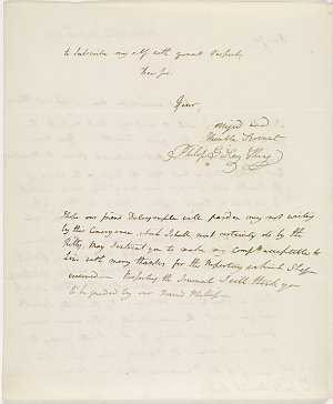 Series 39.007: Letter received by Banks from Philip Gid...