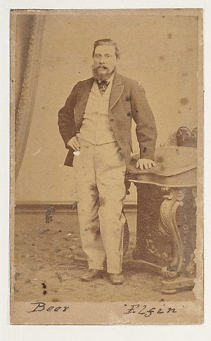 Mr Beer, Captain of the ship Elgin, ca. 1868-1878 / pho...