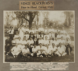 Vince Blackburn, boxer, 1917; his wife Elizabeth, ca. 1...