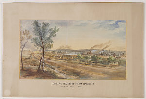 Darling Harbour from Harris Street, 1867 / Samuel Elyar...