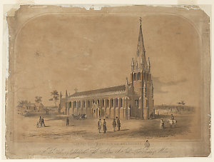 St Patrick's Church, East Melbourne, 1854 / by S.T. Gil...