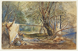 Camping spot, Tasmania / John Skinner Prout