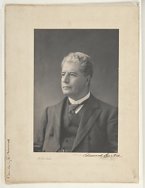 Edmund Barton, after 1901 / photograph by The Swiss Stu...