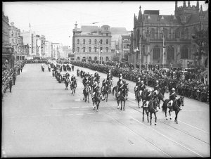 Funeral of Sir Philip Street; leaving St Andrew's Cathe...