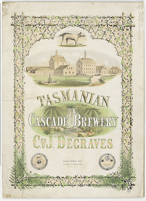 Tasmanian Cascade Brewery, C. & J. Degraves : [coloured...