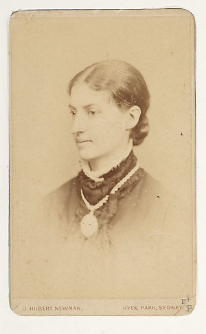 Elizabeth Betts, ca. 1880 / photograph by J. Hubert New...