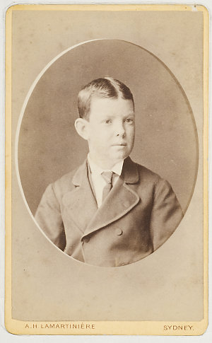Percy Allan, [ca. 1872-1879] / photograph by A.H. Lamar...