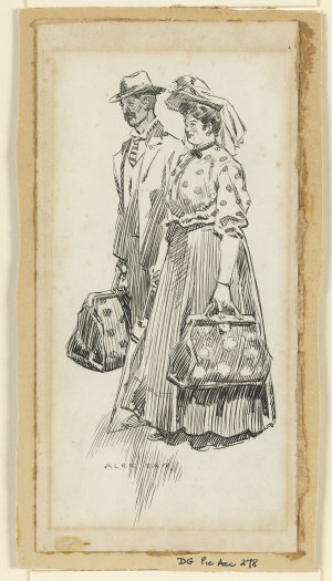 Station honeymoon: boundary rider & cook, ca. 1890s / A...